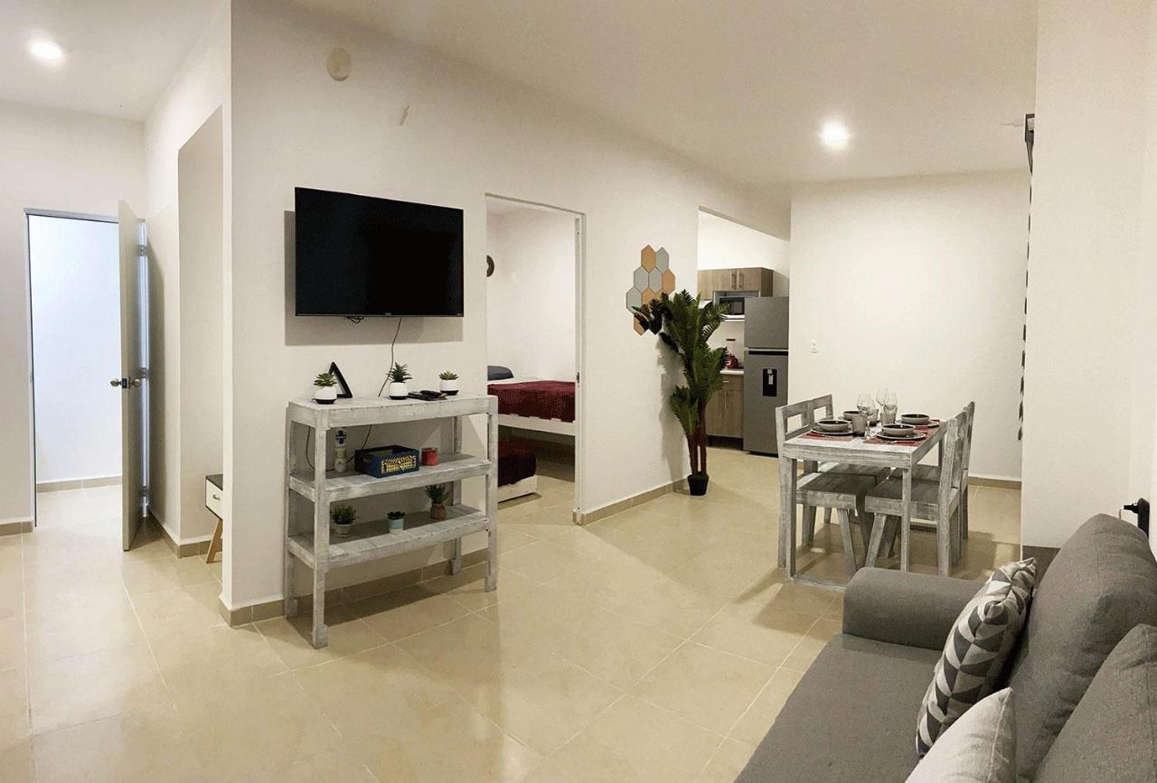 Angels Beach Condo Con Piscina, Parking Y Parque 신데 델 카르멘 외부 사진